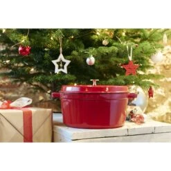 Staub Cocotte Rotonda - 30 Cm, Ciliegia -Staub in Italia 000011021