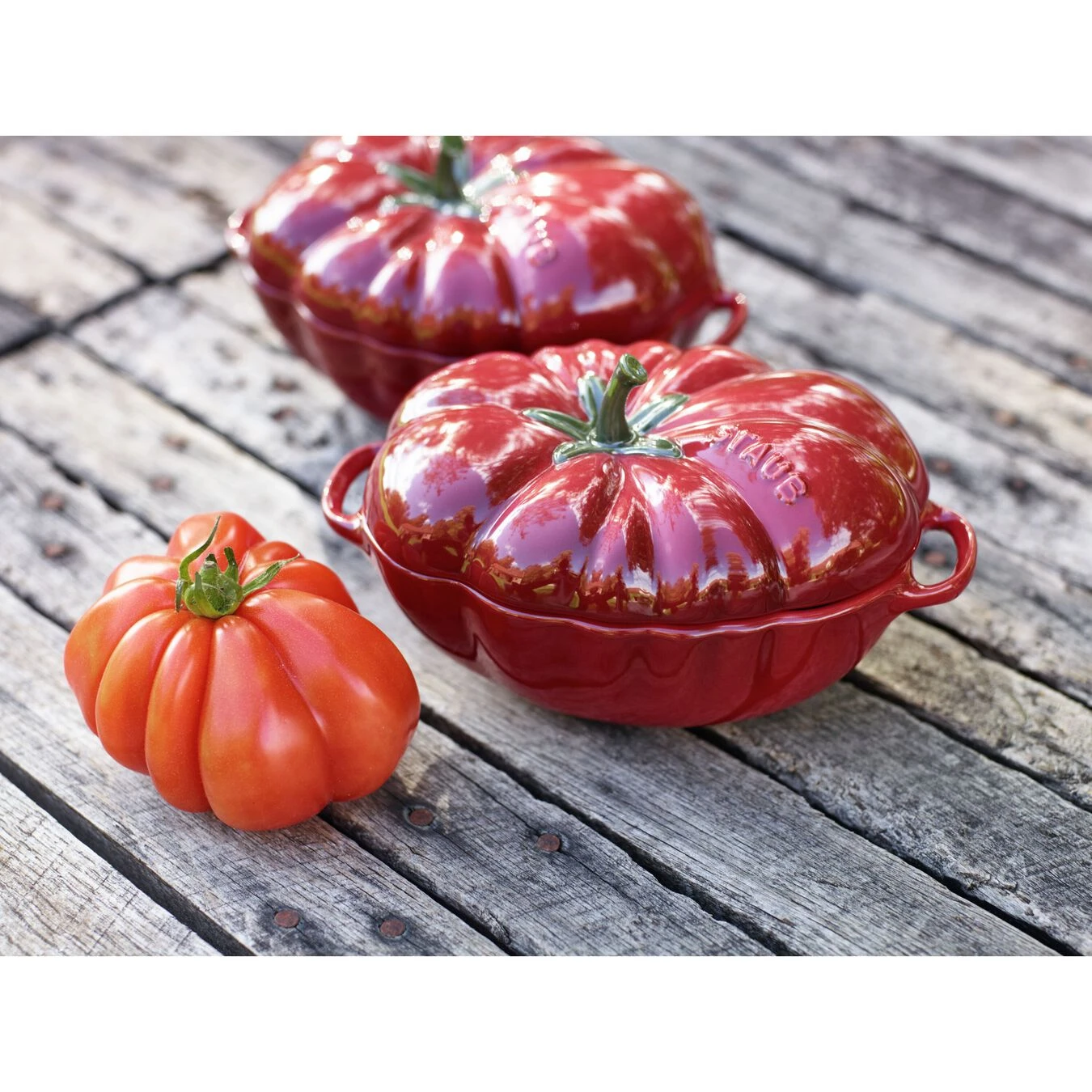 Staub Cocotte Pomodoro - 16 Cm, Ciliegia 6 Staub Cocotte Pomodoro - 16 Cm, Ciliegia - immagine 4