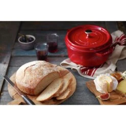 Staub Cocotte Rotonda - 24 Cm, Ciliegia 11 Staub Cocotte Rotonda - 24 Cm, Ciliegia -Staub in Italia 000017827
