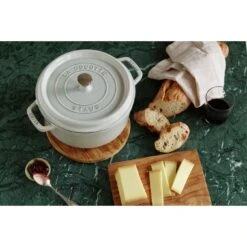 Staub Cocotte Rotonda - 28 Cm, Tartufo Bianco -Staub in Italia 000019724