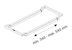 Franke Accessori - Supporto Telescopico ALL-IN, Plastica Nera/acciaio Inox 133.0655.059 -Staub in Italia 0c6da2b7891293eb161acf10