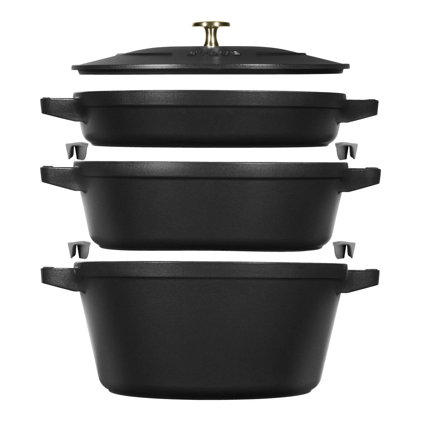 Staub Set Di Pentole - 3-pz., Ghisa 3 Staub Set Di Pentole - 3-pz., Ghisa