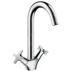Hansgrohe Logis - Miscelatore Da Lavello A Manopole, Cromato 71285000