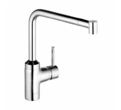 Kludi L-ine - Miscelatore Monocomando Per Lavello, Con Bocca Di Erogazione Estraibile, Cromato 428210577