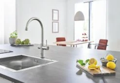 Grohe Blue Home - Miscelatore Connected Per Lavello, Con Sistema Di Filtraggio E Raffreddamento, Supersteel 31455DC1 -Staub in Italia 13f283f84fd1b702bb763ef9