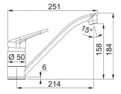 Franke Rubinetteria - Miscelatore Monocomando Da Lavello FC 9541.031, Cromo 115.0347.142 -Staub in Italia 17bac1223ac7a21e632d724a