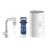Grohe Red - Rubinetto Da Lavello Mono Con Bollitore E Dispositivo Di Filtraggio, Cisterna M, Cromo 30339001