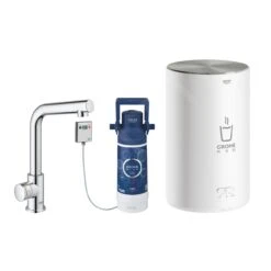 Grohe Red - Rubinetto Da Lavello Mono Con Bollitore E Dispositivo Di Filtraggio, Cisterna M, Cromo 30339001