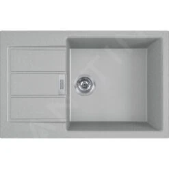 Franke Set - Set T87, Lavello In Tectonite S2D 611-78 XL E Miscelatore SAMOA, Grigio/cromo 143.0618.738 -Staub in Italia 27489b3626979f06e8619d1a