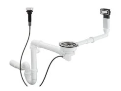 Hansgrohe Sistemi Di Scarico - Sistema Di Scarico E Troppopieno Automatico Per Lavelli, Acciaio Inox 43931800