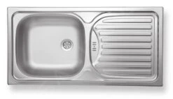 Novaservis Lavelli - Lavello 435x860 Mm, Acciaio Inox DR43/86