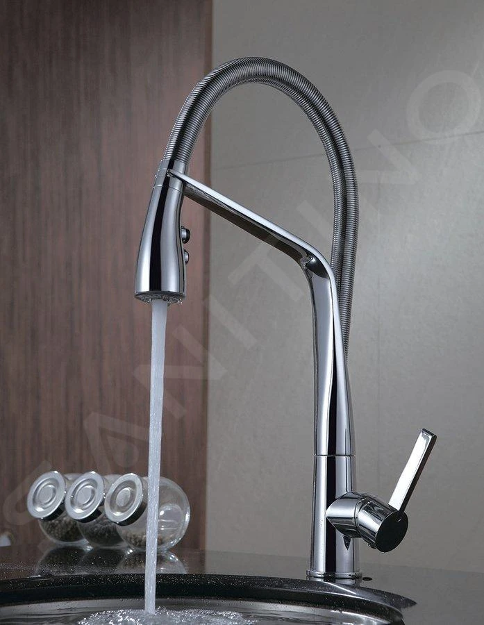 Sapho Arla - Miscelatore Da Lavello Con Doccetta Estraibile, Cromo AR430 8 Sapho Arla - Miscelatore Da Lavello Con Doccetta Estraibile, Cromo AR430 - immagine 6