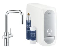 Grohe Blue Home - Miscelatore Connected Per Lavello, Con Sistema Di Filtraggio E Raffreddamento, Cromato 31543000