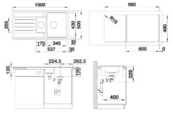 Blanco Legra 6 - Lavello In Silgranit, 1000x500 Mm, Antracite 522207 6 Blanco Legra 6 - Lavello In Silgranit, 1000x500 Mm, Antracite 522207 -Staub in Italia 3d03e61a220830ad49d8e565
