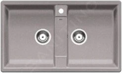 Blanco Zia 9 - Lavello In Silgranit, 860x500 Mm, Color Alluminio 516677