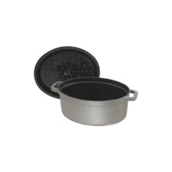 Staub Cocotte Ovale - 17 Cm, Colore Grigio Grafite -Staub in Italia 40500 236 0 5