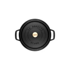 Staub Cocotte Rotonda - 26 Cm, Nera -Staub in Italia 40500 241 0 8