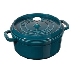 Staub in Italia 26 Staub Cocotte Rotonda - 22 Cm, La-Mer