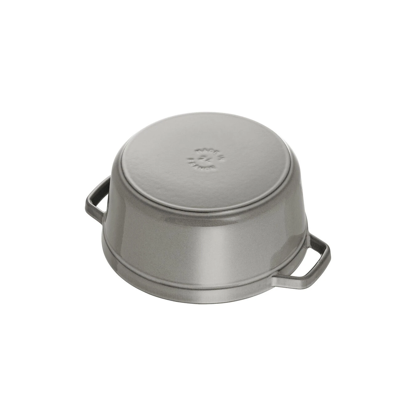 Staub Cocotte Rotonda - 18 Cm, Colore Grigio Grafite 7 Staub Cocotte Rotonda - 18 Cm, Colore Grigio Grafite - immagine 5