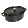 Staub Cocotte Ovale - 37 Cm, Nero 1 Staub Cocotte Ovale - 37 Cm, Nero -Staub in Italia 40509 370 0 1