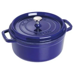 Staub in Italia 5 Staub Cocotte Rotonda - 26 Cm, Blu Scuro