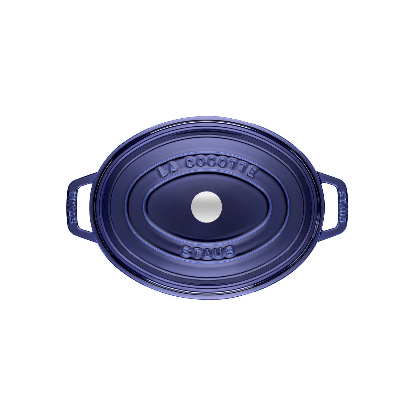 Staub Cocotte Ovale - 31 Cm, Blu Scuro 4 Staub Cocotte Ovale - 31 Cm, Blu Scuro - immagine 2