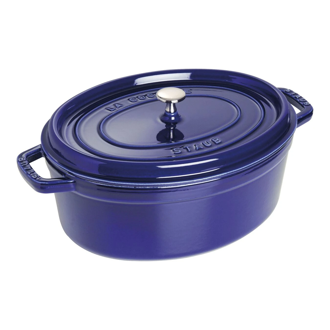Staub Cocotte Ovale - 31 Cm, Blu Scuro 3 Staub Cocotte Ovale - 31 Cm, Blu Scuro