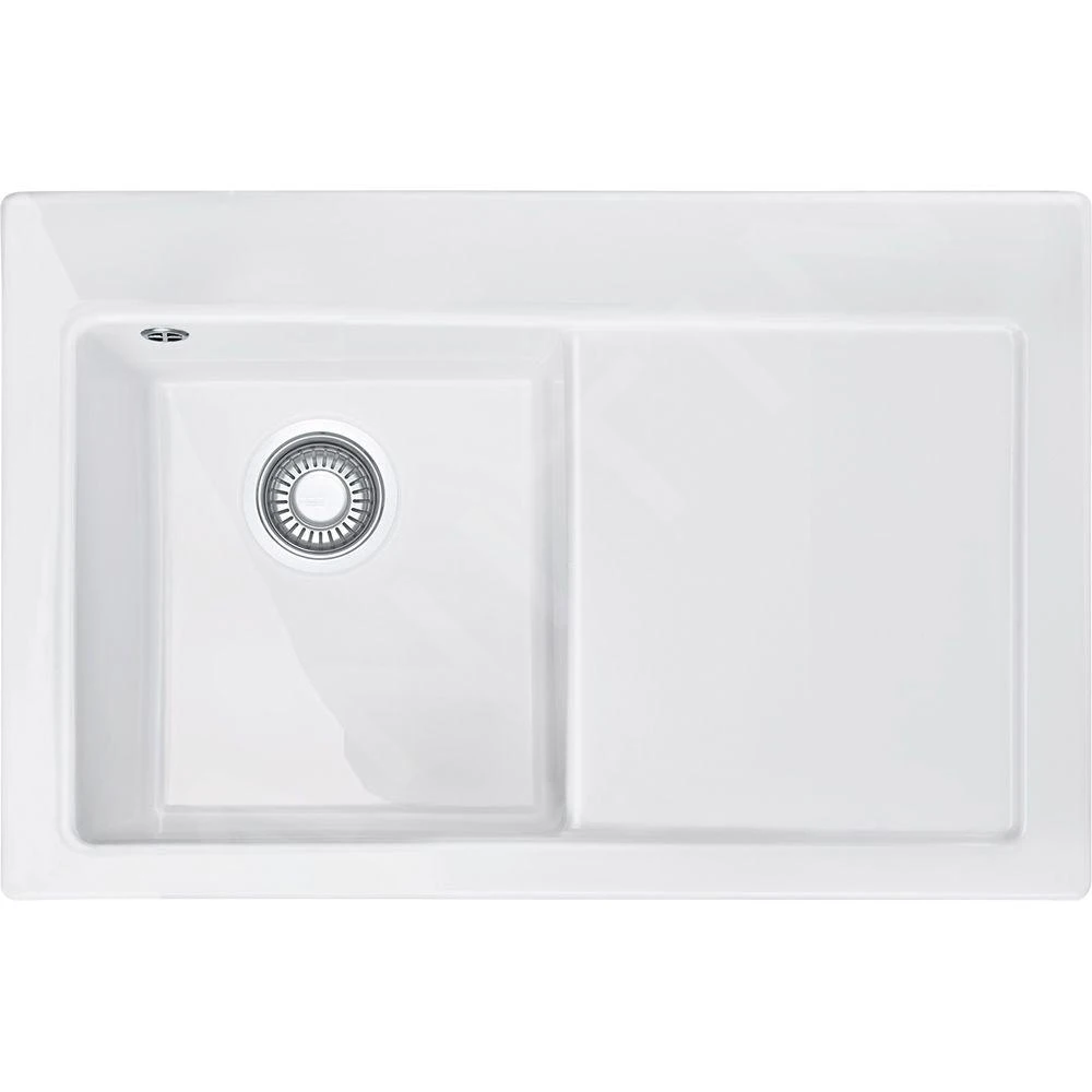 Franke Mythos - Lavello In Ceramica MTK 611-78/2, 780x510 Mm, Glacier 124.0433.442 3 Franke Mythos - Lavello In Ceramica MTK 611-78/2, 780x510 Mm, Glacier 124.0433.442