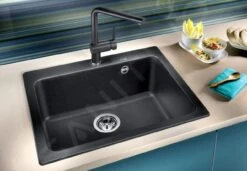 Blanco Naya 6 - Lavello In Silgranit, 615x510 Mm, Nero 525941 -Staub in Italia 4b35cc022624bc44f0fefe42