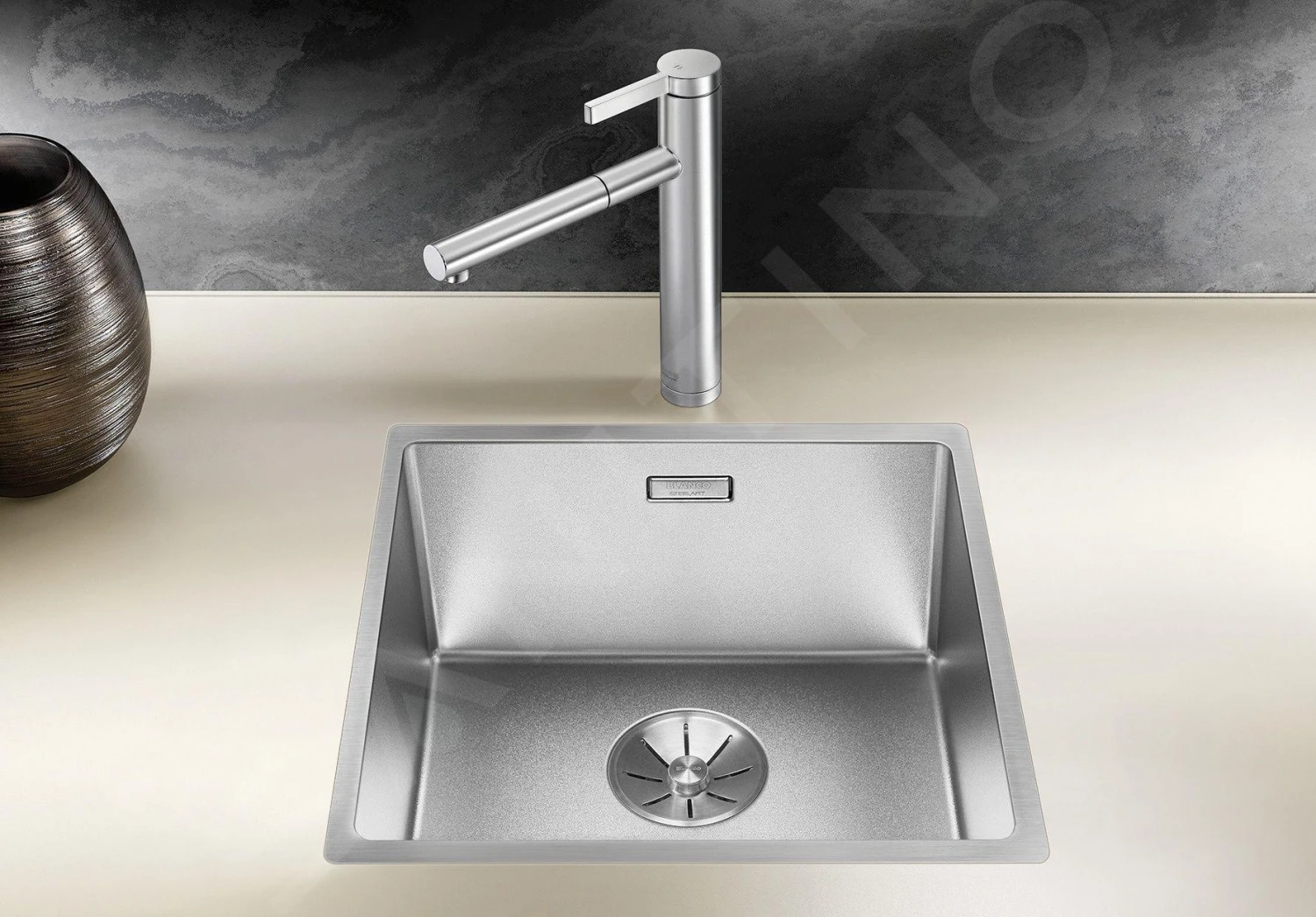 Blanco Claron 400 - Lavello, 440x440 Mm, Acciaio Inox Durinox 523389 5 Blanco Claron 400 - Lavello, 440x440 Mm, Acciaio Inox Durinox 523389 - immagine 3