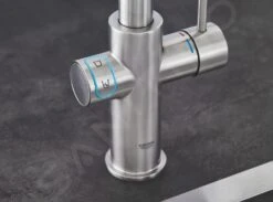 Grohe Blue Home - Miscelatore Connected Per Lavello, Con Sistema Di Filtraggio E Raffreddamento, Supersteel 31455DC1 -Staub in Italia 524000e04f8e133052759875