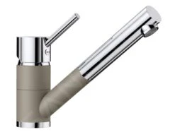 Blanco Antas S - Miscelatore Da Lavello Con Bocca Di Erogazione Estraibile, Tartufo/cromo 517637