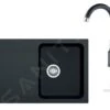 Franke Set - Set Per Cucina T30, Lavello In Tectonite OID 611-78, Nero + Miscelatore FP 9900, Onyx NEW 114.0366.039 -Staub in Italia 611442fee4a4d3a799bdd27e