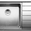 Blanco Andano - Lavello, 1000x500 Mm, Con Comando Remoto Dello Scarico E Vaschetta, Acciaio Inox 523000 -Staub in Italia 65ef9611749df0332fe789cc