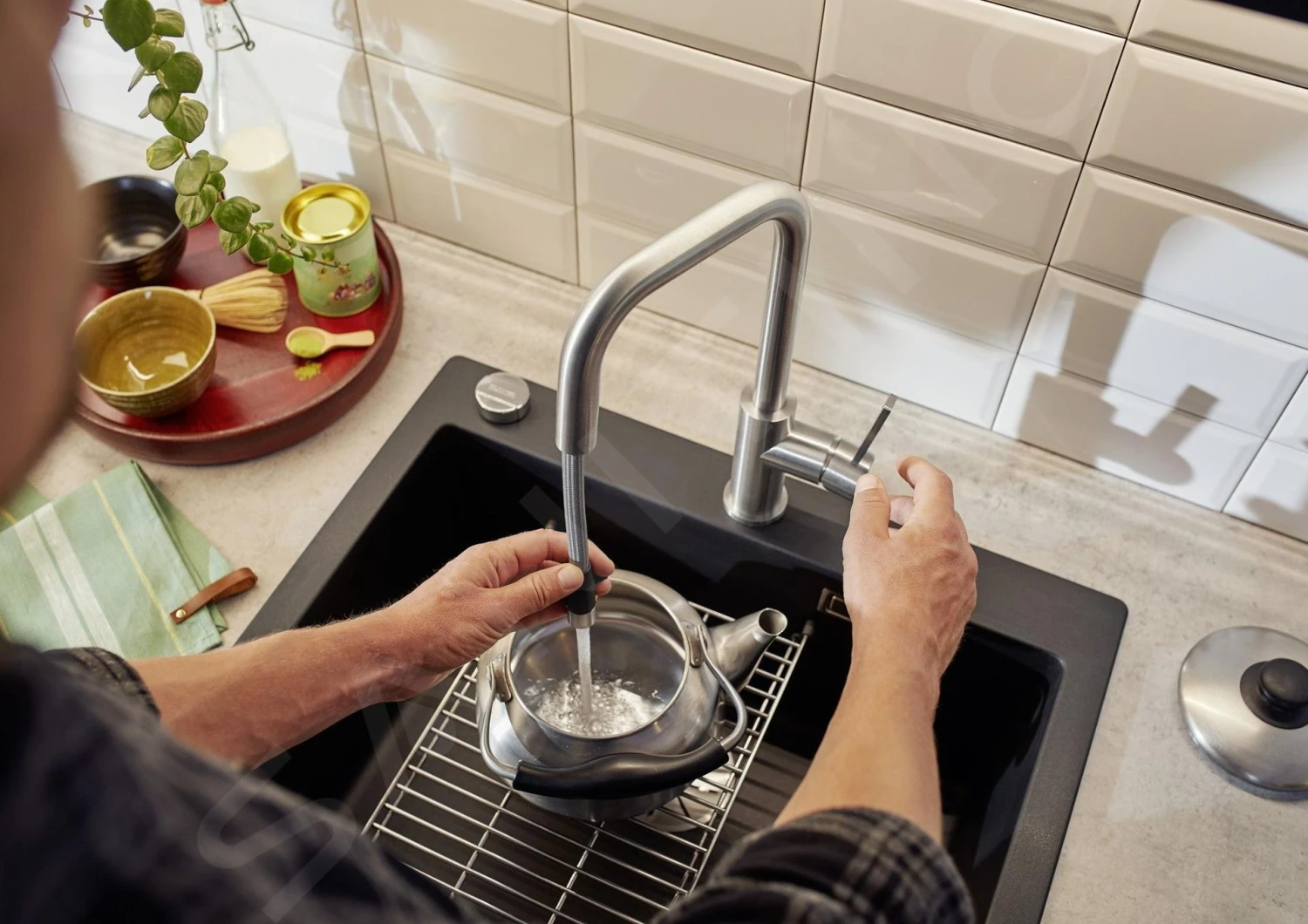 Blanco Jandora S - Miscelatore Da Lavello Con Bocca Di Erogazione Estraibile, Acciaio Inox Spazzolato 526614 7 Blanco Jandora S - Miscelatore Da Lavello Con Bocca Di Erogazione Estraibile, Acciaio Inox Spazzolato 526614 - immagine 5