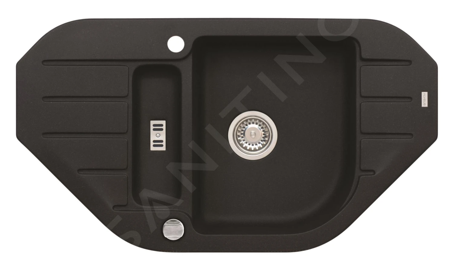 Alveus Set - Set Lavello Niagara 60 E Miscelatore Nina, Carbon SETA155 5 Alveus Set - Set Lavello Niagara 60 E Miscelatore Nina, Carbon SETA155 - immagine 3