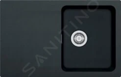 Franke Orion - Lavello In Tectonite OID 611-78, 780x500 Mm, Nero 114.0288.588