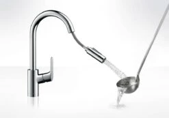 Hansgrohe Focus M41 - Miscelatore Monocomando Per Lavello Con Doccetta Estraibile, Simil Inox 31815800 -Staub in Italia 8c875bc0df3a5540913d9637