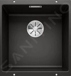 Blanco Subline 400 - Lavello In Silgranit, 430x460 Mm, InFino, Nero 525990