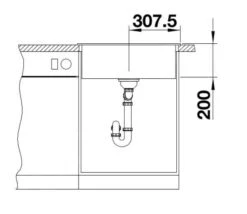 Blanco Naya 6 - Lavello In Silgranit, 615x510 Mm, Nero 525941 -Staub in Italia 9eadb28f1c850bd262e0f723
