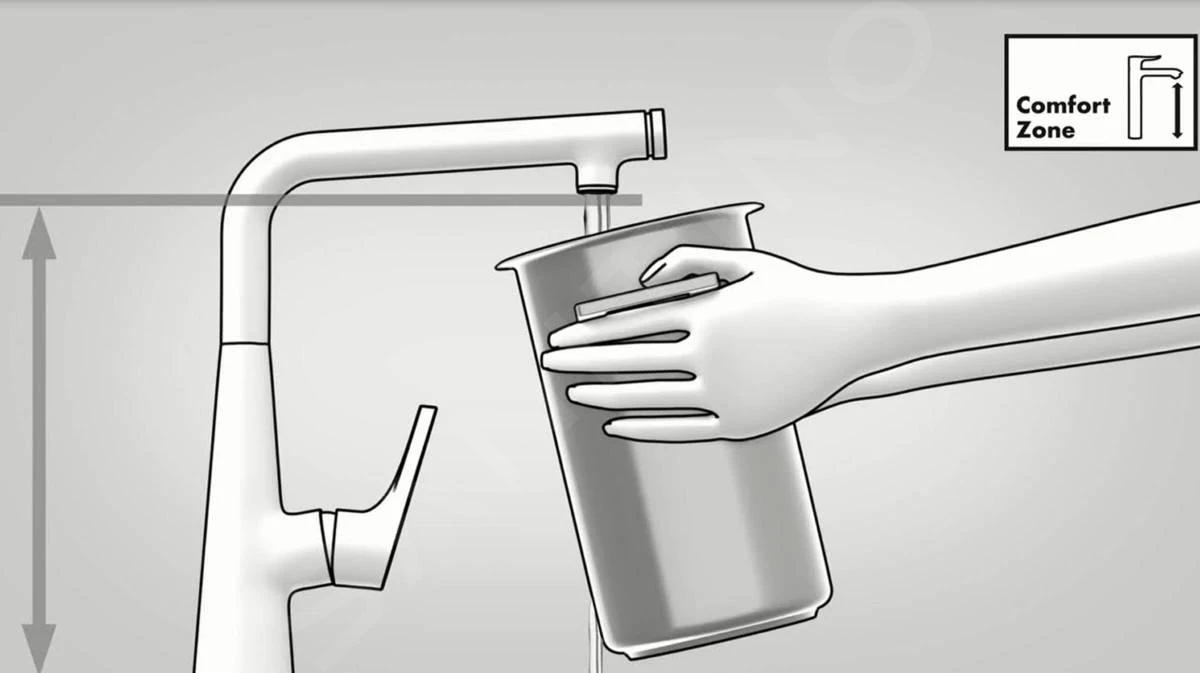 Hansgrohe Zesis M33 - Miscelatore Da Lavello 150, Con Doccetta Estraibile, SBox Lite, Simil Inox 74803800 7 Hansgrohe Zesis M33 - Miscelatore Da Lavello 150, Con Doccetta Estraibile, SBox Lite, Simil Inox 74803800 - immagine 5