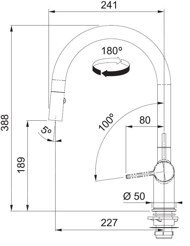Franke Active - Miscelatore Da Lavello FN 4090.031, Con Doccetta Estraibile, Cromo 115.0653.401 4 Franke Active - Miscelatore Da Lavello FN 4090.031, Con Doccetta Estraibile, Cromo 115.0653.401 - immagine 2