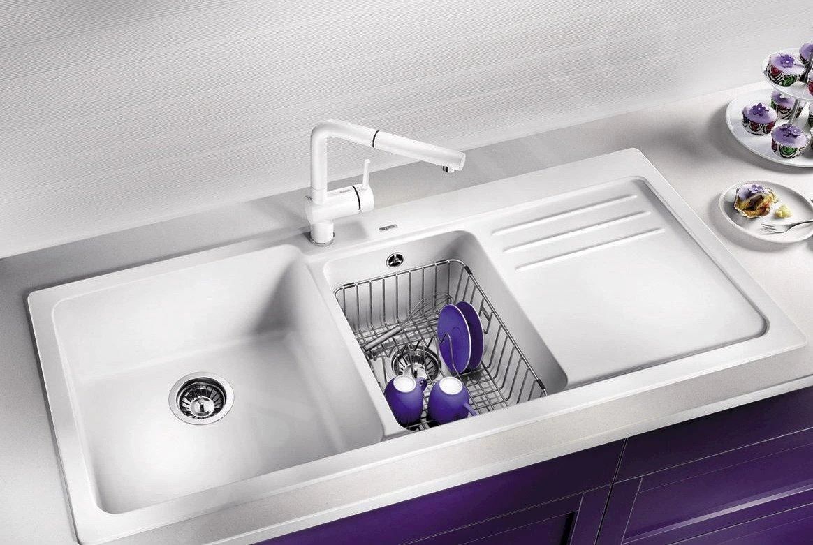 Blanco Linus S - Miscelatore Da Lavello Con Bocca Di Erogazione Estraibile, Bianco 516692 6 Blanco Linus S - Miscelatore Da Lavello Con Bocca Di Erogazione Estraibile, Bianco 516692 - immagine 4