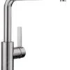 Blanco Lanora S - Miscelatore Da Lavello Con Bocca Di Erogazione Estraibile, Acciaio Inox Spazzolato 523123