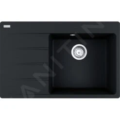 Franke Set - Set G224, Lavello In Fragranite CNG 611-78 TL/7 E Miscelatore Samoa, Onice/cromo 114.0650.801 -Staub in Italia a958eb8f43407ee26c90141d