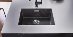 Blanco Subline 400 - Lavello In Silgranit, 430x460 Mm, InFino, Nero 525990 -Staub in Italia b34c747bc455f178428c976a