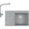 Franke Set - Set G224, Lavello In Fragranite CNG 611-78 TL/7 E Miscelatore Samoa, Pietra Grigia/cromo 114.0650.802 -Staub in Italia b4a1a97e93ca5a776ae04595