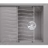 Blanco Elon 45 - Lavello In Silgranit, 650x500 Mm, Con Accessori, InFino, Color Alluminio 524826