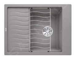 Blanco Elon 45 - Lavello In Silgranit, 650x500 Mm, Con Accessori, InFino, Color Alluminio 524826