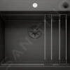 Blanco Etagon 6 - Lavello In Silgranit, 600x510 Mm, Con Comando Remoto Dello Scarico A Con Guide Scorrevoli, Black Edition, Nero 526339 -Staub in Italia e5bdb128035b7ba4bea3bf50